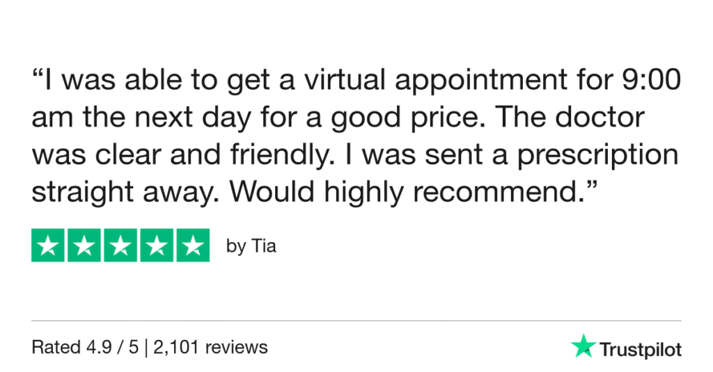 5-Star Trustpilot Review: Quick Online Doctor Prescription For Bacterial Vaginosis Treatment In Hvar