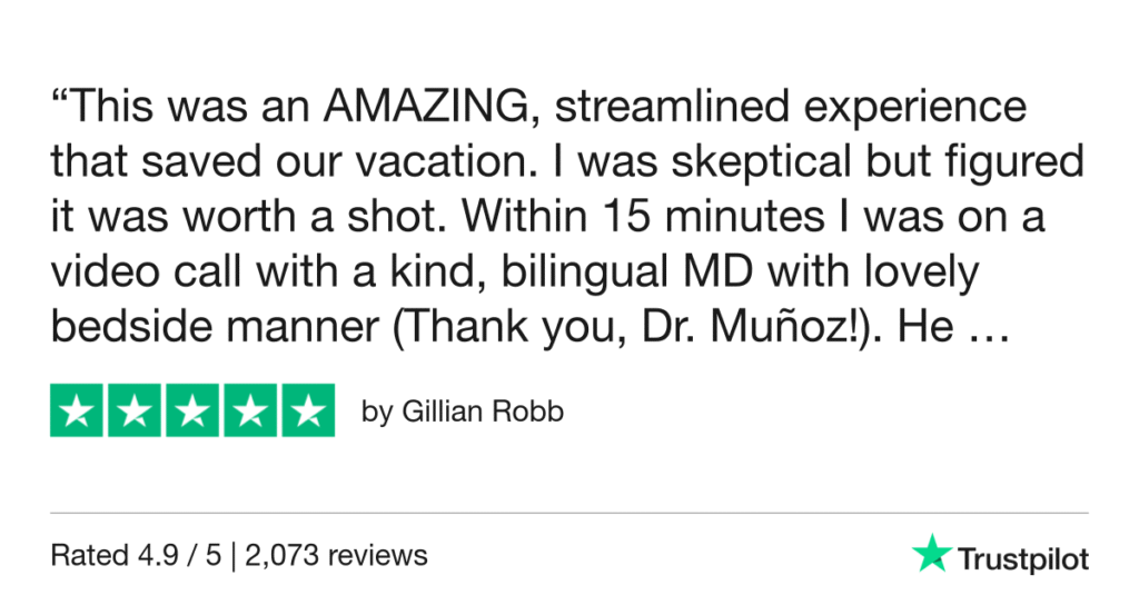 5-Star Trustpilot Review: Quick Online Doctor Prescription For Sinus Infection Treatment In Bali