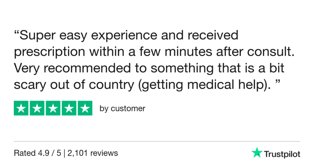 5-Star Trustpilot Review: Quick Online Doctor Prescription For Sore Throat Treatment In Komodo