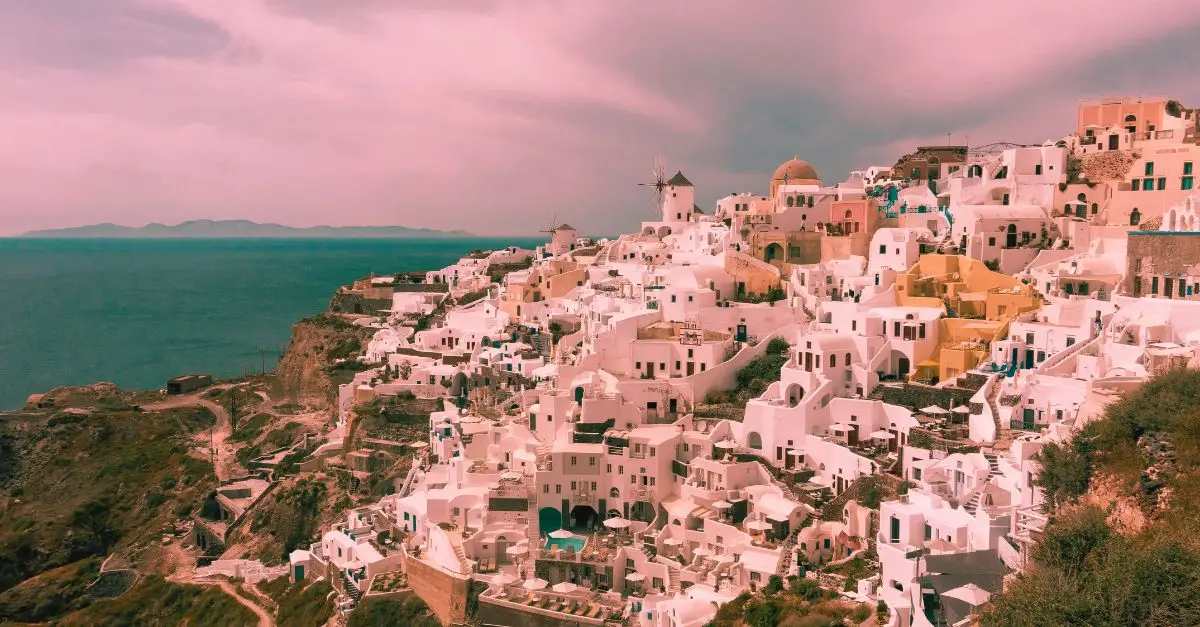 The beautiful views of Santorini, Greece
