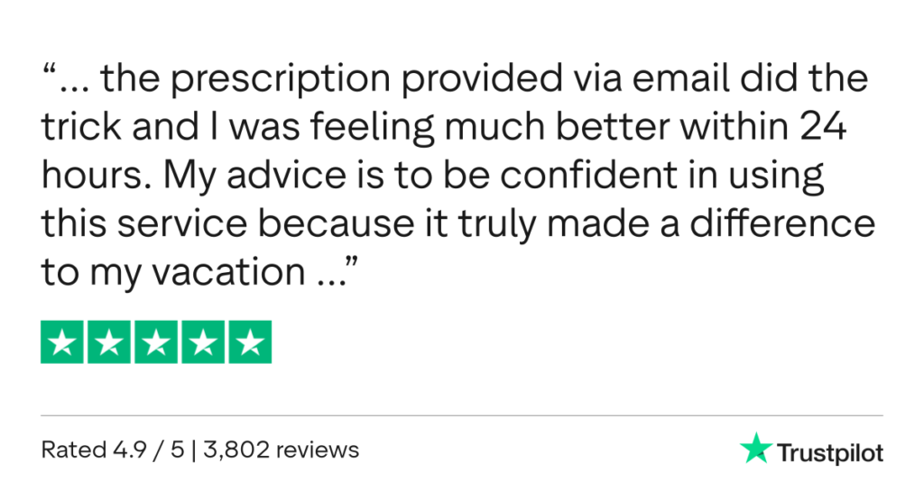 5-star Trustpilot Review: Quick Online Doctor Prescription in Naxos